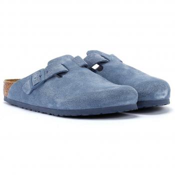 Birkenstock Boston Suede Leather Clogs