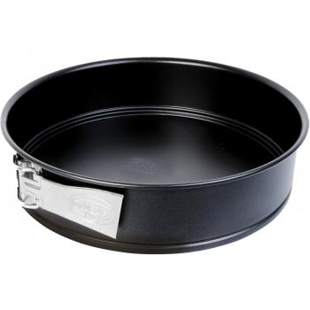 Dr. Oetker Molde Desmontable 1 Fondo plano26Cm, Acero con Revestimiento Antiadherente Especial, Color Negro. 1 ud 26Cm, 26 cm