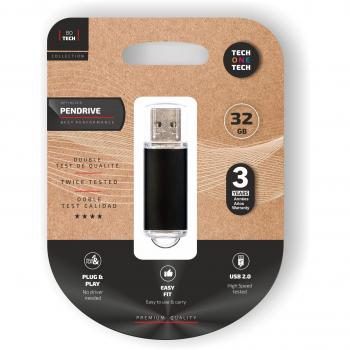 TechOneTech Basic Memoria USB 2.0 32GB Negra