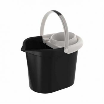 Cubo Rectangular Vintage con Escurridor 12L