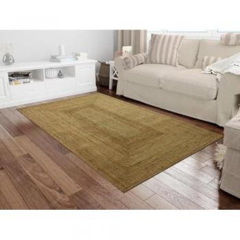 Alfombra Rectangular 100% Yute Trenzado - 200 x 290 cm - Natural - JAYA