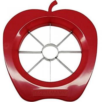 Fackelmann Cortador de Manzanas en Porciones en ABS y Acero Inox. Rojo o Verde. 16x14cm. 1 ud.