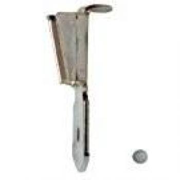 Taco Estándar de Acero Niquelado para Estantería - Longitud 32 mm - Caja de 200 Unidades