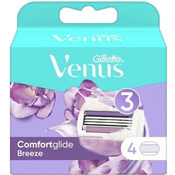 Gillette Venus ComfortGlide Breeze Women's Razor Blade Refills, 4 Count
