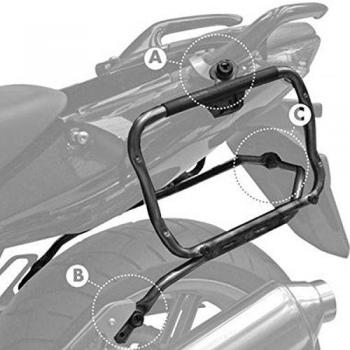PORTAVALIGIE LATERALE HONDA CBF 500-600-1000'