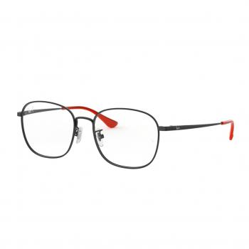 Ray-Ban RX6418D Asian Fit 2509 Armazones para Hombre Negros, Lentes Recetadas Para Hombre Negros, Gafas Recetadas para Hombre Negras, Ajuste Asiático 2509 Gaf