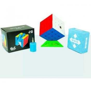 Cubo de Rubik QiYi QiYuan W 4x4 NegroLubricante para Cubo de Rubik MoYu 5ml Lube V1Cubo de Rubik QiYi Coin Pyraminx