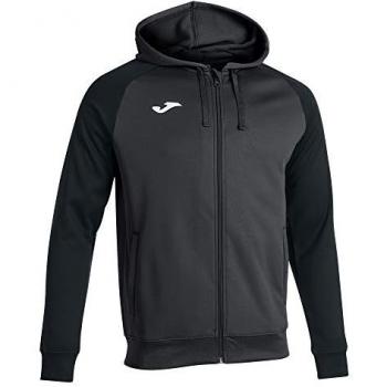 Chaqueta con capucha Joma Academy IV para hombre en color antracita y negro, modelo 101967, talla 4XS, diseñada para ofrecer confort