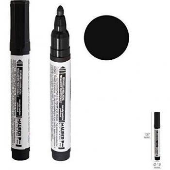 MAURER 2342700 Rotulador Permanente Profesional Negro