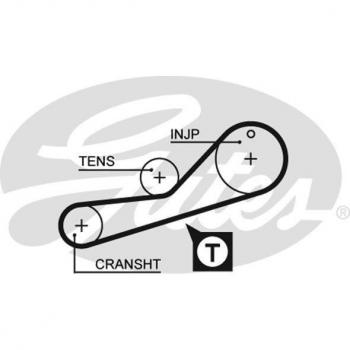Correa dentada GATES Timing Belt 5452XS, tipo de producto: correa dentada, características: alta resistencia, durabilidad prolongada, diseño preciso para sincronización del motor, fabricada con materiales de calidad superior