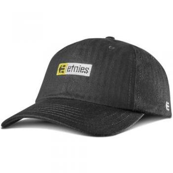 Etnies Gorra New Box Strapback Negro - Gorra, color negro, diseño strapback, marca Etnies