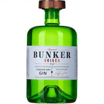 Ginebra Artesanal Bunker Origen - London Dry Gin Premium de Edición Limitada