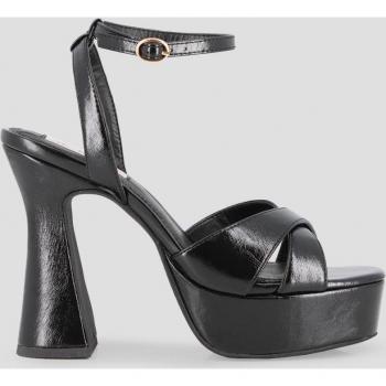 Sandalias de tacón Blogger con plataforma para mujer en color negro