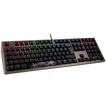 Teclado Gaming Ducky Shine 7 PBT, MX Brown, RGB LED - Gris