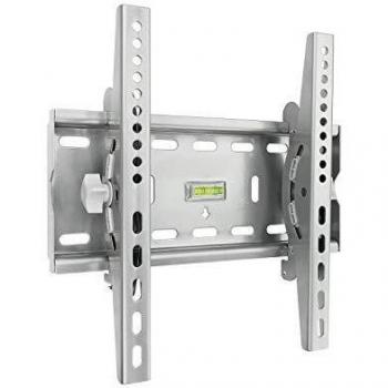 TooQ LP4537T-B, Soporte Fijo Inclinable de Pared para Monitor/TV/LED de 32 a 55, plata