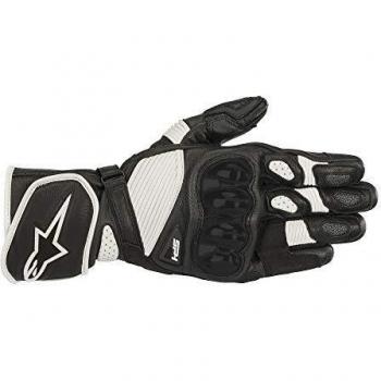 Alpinestars SP-1 V2 Black/White Motorcycle Gloves - Size XXL