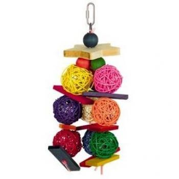 Juguete para pájaros Nobby Star - 30x15cm, ideal para jaulas y entretenimiento aviar