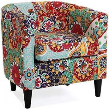 Versa Sillón Giardino Sillas para Planchar, Multicolor, Única