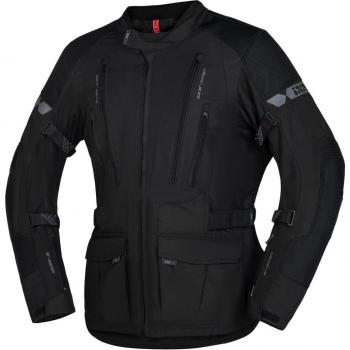 Chaqueta de Moto iXS Tour Lennik-ST Negra, chaqueta textil para motocicleta, color negro