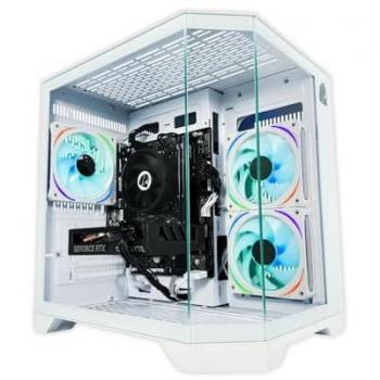 PC Gaming Avanzado NitroPC Silver - AMD Ryzen 5 5500, NVIDIA RTX 3050 6GB, 16GB DDR4, M.2 1TB, Windows 11, WiFi