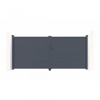 Pack de Cancela Batiente Automática EIGER 400 x 180 cm + Motor Brazo B500