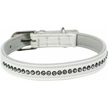 Collar Active Comfort para perros de piel con piedras preciosas, tamaño 20-24 cm