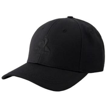 Gorra Le Coq Sportif ESS T/T N°1 negra, tipo gorra de béisbol, talla L-XL, unisex adultos