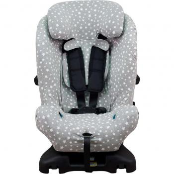 Funda para silla de coche Jyoko White Star compatible con Axkid Minikid, Kidzone, Duofix y Rekid