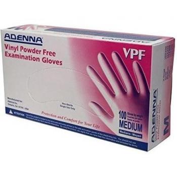 adenna vinilo sin polvo (VPF) Guantes de Examinación