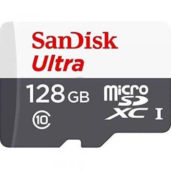 SANDISK Ultra MICROSDXC 128GB + SD Adapter 100MB/S Class 10 UHS-I - Tablet Packaging