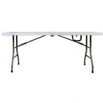 Mesa Plegable Catering 240cm Rectangular Blanca