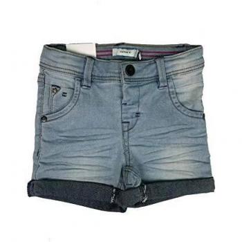 NAME IT - Pantalones cortos para acampada, color azul Azul Denim 92 cm