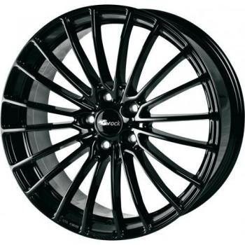 Llanta de Aluminio Brock B24 7.5x17 ET48 5x114.3 Negra Brillante