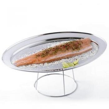 Bandeja de mariscos Ø 36 cm con soporte de acero inoxidable