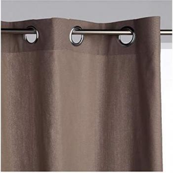 ATMOSPHERA 68003 Cortina con Ollaos, Marrón,