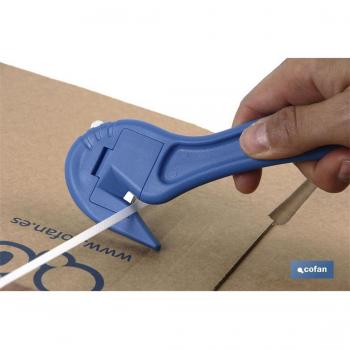 Cofan Cutter Especial Flejes Cuchilla Oculta