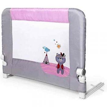 INTERBABY - Barrera de Cama Abatible 90 cm Indio Rosa