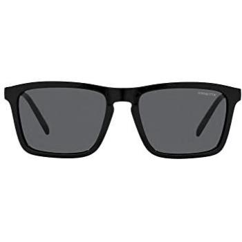 Arnette AN4283 Shyguy Sunglasses - Size: ONESIZE, Color: Shiny Black/Grey, Type: Rectangle, Gender: Male/Unisex
