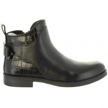 Geox Jr Agata B, Botines para Niñas, Negro