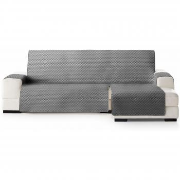 Eysa Oslo Funda, Poliéster, Gris, Chaise Longue Extra 290cm. Válido para sofá Desde 300 a 350cm