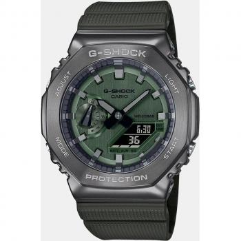 Casio G-Shock Limited GM-2100B-3AER Mens Grey and Green Stainless Steel Watch