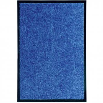 Felpudo lavable azul 40x60 cm