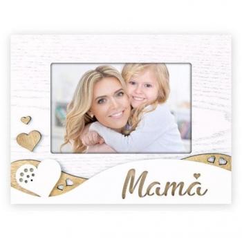 Marco de Fotos 10x15 Horizontal para Mamá con Decoraciones en Relieve