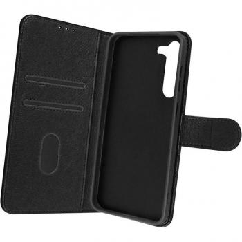 Funda Samsung Galaxy S23 Plus con Tarjetero y Soporte de Vídeo en color negro