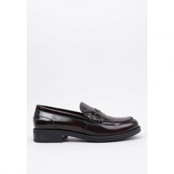 Mocasín plano mujer Bryan Stepwise 6201 Burdeos