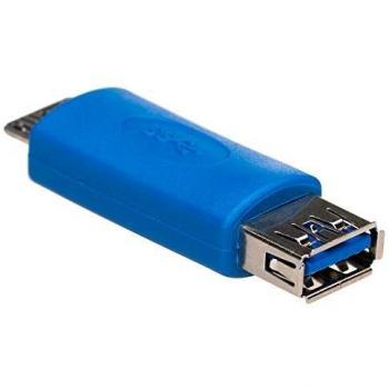 AKYGA AK de AD de 25 Adaptador convertidor de USB 3.0 A Hembra a Micro B Macho Azul