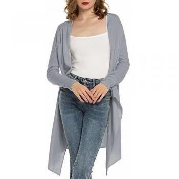 Rebeca Mujer Cardigan Largo Mujer Rebeca Mujer Cardigan Mujer Verano Top Manga Larga Mujer Chal Mujer Fiesta