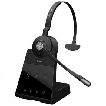 Auricular Inalámbrico Jabra Engage 65 SE Mono - DECT, USB-A, Certificado Zoom, UC, Google Meet y Microsoft Teams - Ideal para Oficina y Centro de Llamadas