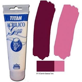 ACRÍLICO GOYA ESTUDIO CARMÍN GARANZA TONO 125 ML Nº 15