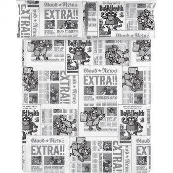 KUKUXUMUSU - Sábana encimera EXTRA NEWS gris